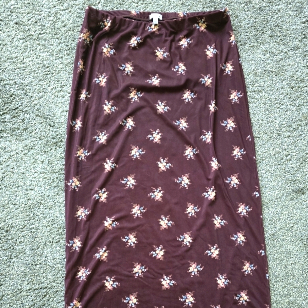 Love, fire Maxi Skirt